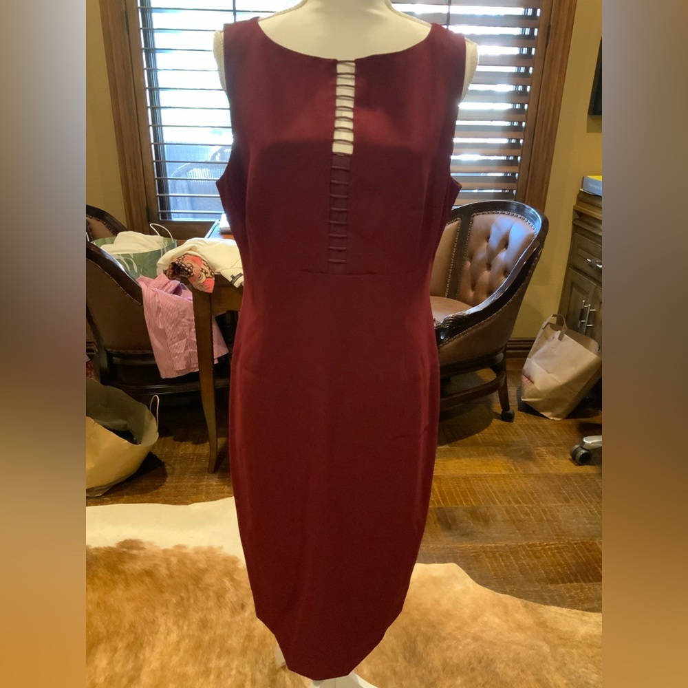 Maroon Elie Taharie dress